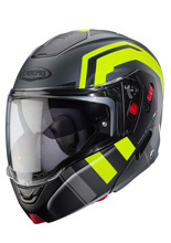 Kask szczękowy Caberg Horus X czarno-szaro-żółty