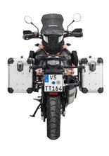 Zestaw: kufry boczne z anodowanego aluminium srebrne "And-S" Zega Evo + stelaże czarne Touratech KTM 1050 Adventure/1090 Adventure/1290 Super Adventure (-20)/1190 Adventure/R (38+45L)