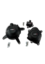 Pokrywy dekli silnika PUIG Yamaha MT-125 (15)/ YZF-R3 (20-24) czarne