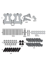 Stelaż kufrów bocznych Monokey Kappa CF Moto 800 MT/ Touring/ Sport (22-)/ Explore (24-) [mocowany do oryginalnego bagażnika]