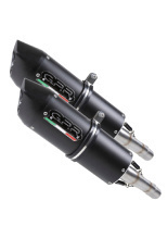 Podwójny tłumik G.P.R Furore Nero [Slip-On, Black Aluminium] - Honda CBR 1100 XX-X Eleven / CBR11XX Superblackbird-X ELEVEN [97-06]