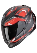 Kask integralny Scorpion Exo-491 Zumo czarno-czerwony matowy
