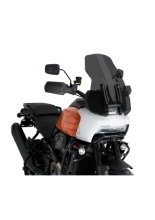 Szyba motocyklowa turystyczna PUIG Harley Davidson Pan America RA1250 (21-24)/ Pan America Special RA1250S (21-24) mocno przyciemniana