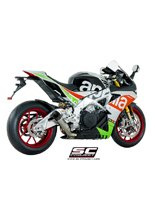 Tłumik SLIP-ON S1 Titanium low position SC-Project do Aprilia RSV4 RF/RR 2017