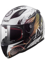 Kask integralny LS2 FF353 Rapid II Boho czarno-biało-różowy