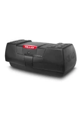 Kufer centralny z oparciem Shad ATV110 czarny