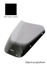 Szyba motocyklowa MRA oryginalny kształt "O" Suzuki GS 500 E (-95) / Honda NTV 650 (FIVESTAR/TCP) (-95) czarna