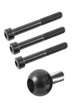 Podstawa zacisku kierownicy motocyklowej RAM ze śrubami M8