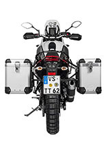 Zestaw: kufry boczne z anodowanego aluminium "And-S" Zega Pro + stelaże czarne Touratech Yamaha Tenere 700 / World Raid (38+45L)