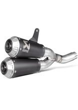Tłumiki motocyklowe Akrapović do Ducati Monster 797/797+/659 [17-20], Scrambler Cafe Racer [17-20], Scrambler Icon/Urban Enduro/ Classic/ Full Throttle [15-20] [Slip-On Line, Black Titanium]