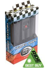 Podgrzewane manetki 22mm R&G - 5 stopniowa regulacja grzania [czarny kolor]