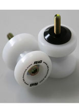 Rolki wahacza R&G do Honda CBR600RR (07-16) białe