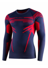 Bluza termoaktywna Brubeck Dry ciemnoniebiesko-czerwona