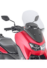 Szyba motocyklowa GIVI przezroczysta Yamaha N-Max 125/ 155 (21-24) [mocowanie w zestawie]