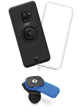 Etui na telefon Samsung Galaxy S9, pokrowiec przeciwdeszczowy oraz uchwyt kulowy Quad Lock