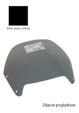 Szyba motocyklowa MRA Oryginalny kształt "O" Aprilia Pegaso 650 [92-96] czarna