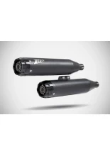 Tłumik motocyklowy Zard Overlapped Slip-On Harley Davidson (wybrane modele) czarny