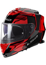 Kask integralny LS2 FF800 Storm II Tracker czarno-czerwony
