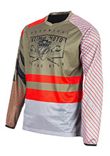 Bluza enduro Klim Petrol zieolono-czerwona