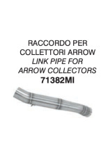 Rura łącząca Arrow do tłumika Thunder - Suzuki GSX-R 600 / 750 i.e [08-10]