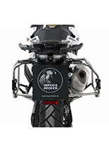 Stelaż boczny do kufrów Cutout Xplorer 40/37 Hepco&Becker do KTM 890 Adventure / R / Rally (21-22) stal nierdzewna