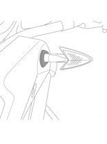 Uchwyty PUIG do kierunkowskazów przednich Honda (wybrane modele)