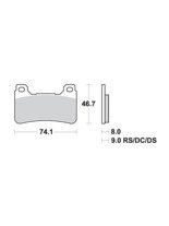 KLOCKI HAMULCOWE SBS 809 HS