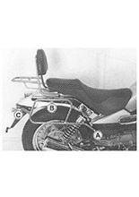 Stelaż Hepco&Becker pod skórzane sakwy boczne Moto Guzzi Nevada Classic V 750 ie [10-11] / Aquilia Nera [04-]