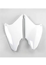 Osłony boczne tylne UFO do Hondy CRF 230 (06-14) białe