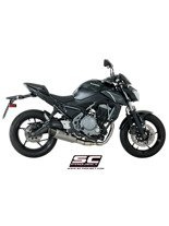 Pełny układ wydechowy 2-1 z tłumikiem SC1-R [homologacją euro 4] SC-Project do Kawasaki Z 650 [17]