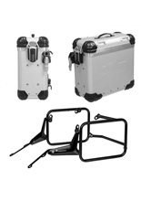 Zestaw: kufry boczne aluminiowe Zega Evo "And-S" 31/31 + stelaż Touratech do BMW R 1300 GS (23-) [poj.: 2 x 31 l]