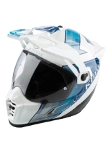 Kask adventure Klim Krios Pro Spectrum biało-niebieski