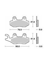 Klocki hamulcowe [przód] SBS 611 HF