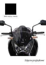 Szyba motocyklowa MRA Racing "R" Kawasaki Z 250 (13-20) / Z 300 (15-21) czarna
