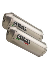 Podwójny tłumik G.P.R Satinox [Slip-On, Stainless Steel] - Suzuki GSX-R 1000 K9 [09-11]