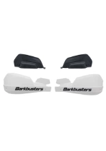 Osłony dłoni Barkbusters VPS z regulowanymi deflektorami, biało-czarne + zestaw mocujący Triumph (wybrane modele)