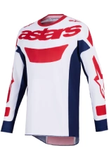 Bluza cross Alpinestars MX Racer Riway biało-czerwono-niebieska