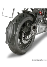 Błotnik tylny Kappa KRM01 czarny BMW S 1000 XR (20-) [mocowanie w zestawie]