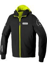 Bluza motocyklowa Spidi Hoodie Armor Evo czarna-fluo