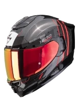 Kask integralny Scorpion EXO-1500 CARBON AIR Zity czarno-czerwony