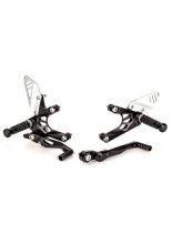 Zestaw regulowanych podnóżków z dźwigniami GILLES FXR-H05 Honda (wybrane modele) czarny