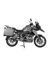 Zestaw: kufry boczne aluminiowe srebrne Zega Pro + stelaże srebrne Touratech BMW R1250GS/ R1250GS Adventure/ R1200GS (13-)/ R1200GS Adventure (14-) (38+45L)