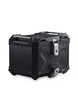 Zestaw: kufer centralny czarny TRAX ADV + stelaż Street-rack SW-Motech Honda NC750X / XD (20-) [pojemność: 38 L]