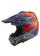 Kask enduro Arai MX-V Evo Stars Stripes czarno-niebiesko-czerwony