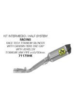 Układ wydechowy Arrow (Half system racing) - Yamaha YZF 1000 R1 [17-20] [Race-Tech, Titanium]