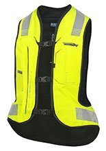 Kamizelka motocyklowa z poduszką powietrzną Helite E-Turtle 2 fluo żółta