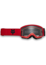 Gogle motocyklowe dziecięce z Fox Main Core czerwono-czarne