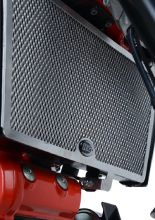 Osłona chłodnicy R&G aluminiowa do Aprilia Shiver 900 (17-24) czarna