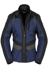 Kurtka motocyklowa damska tekstylna Spidi RW H2Out czarno-szaro-niebieska