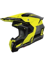 Kask enduro Airoh Twist 3 Fancy czarno-szaro-żółty połysk